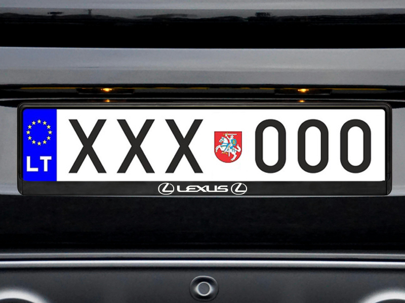 Numerių rėmelis „Lexus“