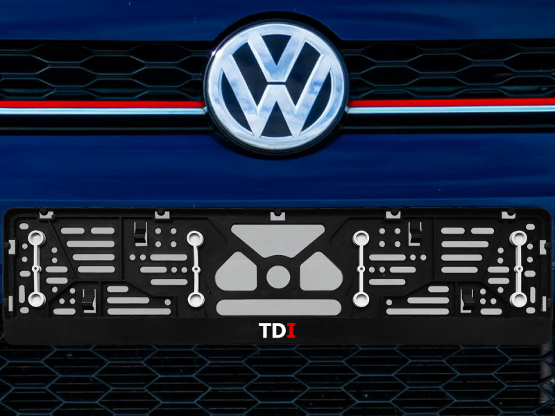 Numerių rėmelis su guminėmis tarpinėmis „TDI“