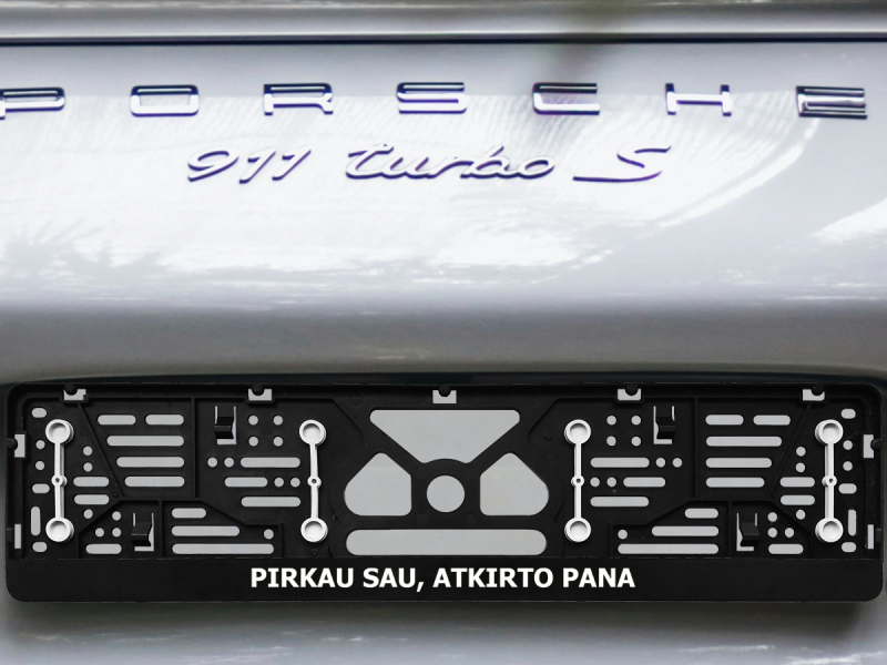 Numerių rėmelis su guminėmis tarpinėmis „Atkirto pana“