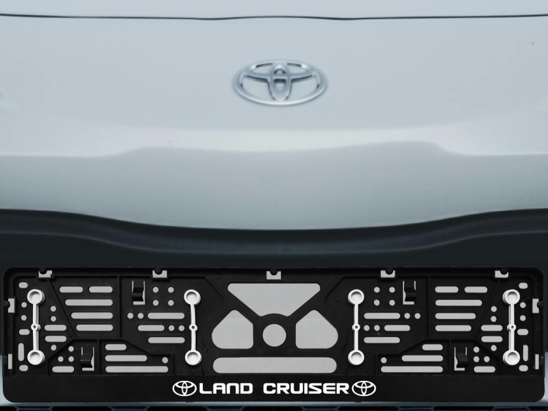 Numerių rėmelis su guminėmis tarpinėmis „Land Cruiser“