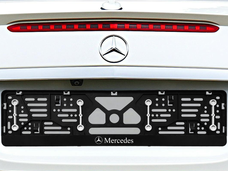 Numerių rėmelis su guminėmis tarpinėmis „Mercedes“