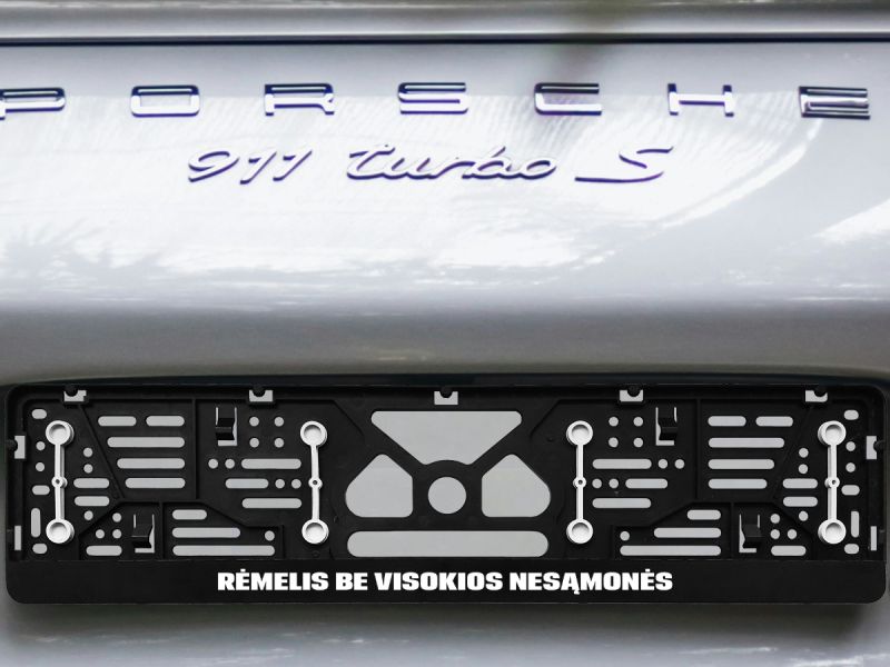 Numerių rėmelis su guminėmis tarpinėmis „Be visokios nesąmonės“