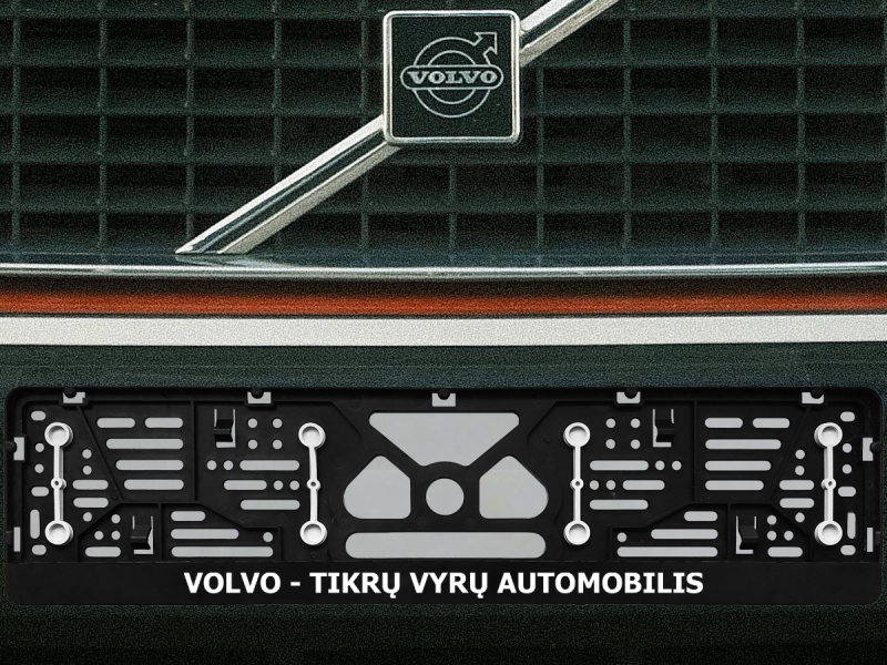 Numerių rėmelis su guminėmis tarpinėmis „Tikrų vyrų automobilis“